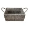 Grey Paper Storage Basket, Large -Karaca House Shop grey paper storage basket large