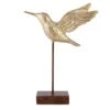 Honeybloom Metallic Hummingbird Figurine, 10.5" -Karaca House Shop honeybloom metallic hummingbird figurine 10.5