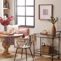 Honeybloom White Wooden Knot Decor, 6" -Karaca House Shop honeybloom white wooden knot decor 6 1