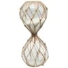 Hourglass With Jute, 10" -Karaca House Shop hourglass with jute 10