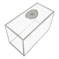 Laila Ali Clear Acrylic Decorative Box, 17x9