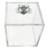 Laila Ali Clear Acrylic Decorative Box, 9" -Karaca House Shop laila ali clear acrylic decorative box 9