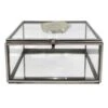 Laila Ali Glass Box With Agate Knob, 5x4 -Karaca House Shop laila ali glass box with agate knob 5x4 1