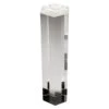 Laila Ali Glass Crystal Pillar, 8" 2 Laila Ali Glass Crystal Pillar, 8" -Karaca House Shop laila ali glass crystal pillar 8