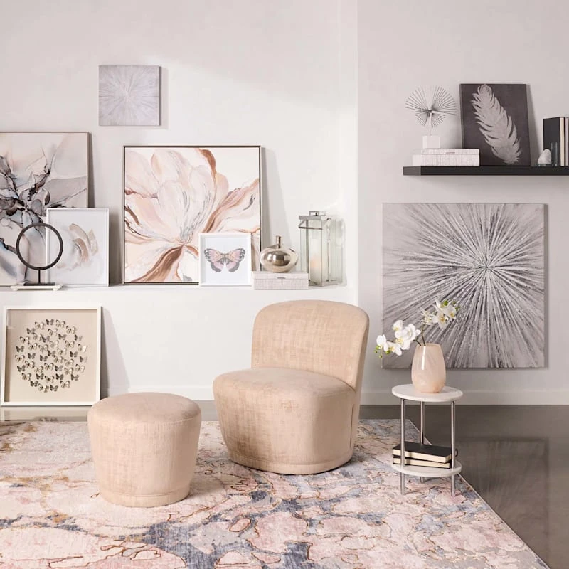 Laila Ali Metal Fan Decor, 15" 4 Laila Ali Metal Fan Decor, 15" - Image 2