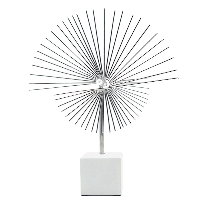 Laila Ali Metal Fan Decor, 15" 3 Laila Ali Metal Fan Decor, 15"