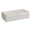 Laila Ali Metallic Seagrass Decorative Box, Medium -Karaca House Shop laila ali metallic seagrass decorative box medium