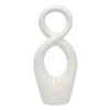 Laila Ali White Ceramic Infinity Sculpture, 12.5" 2 Laila Ali White Ceramic Infinity Sculpture, 12.5" -Karaca House Shop laila ali white ceramic infinity sculpture 12.5