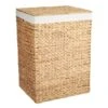 Natural Water Hyacinth Laundry Hamper, Large -Karaca House Shop natural water hyacinth laundry hamper large