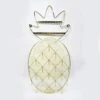 Pineapple French Gold Jewelry Stand, 20.5" 2 Pineapple French Gold Jewelry Stand, 20.5" -Karaca House Shop pineapple french gold jewelry stand 20.5