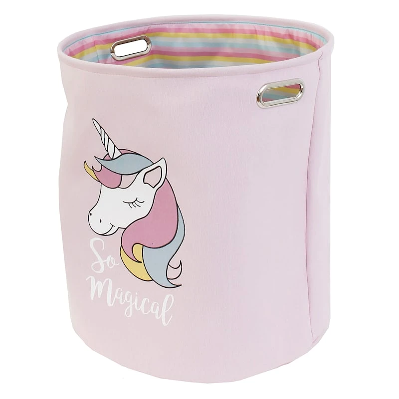 Pink Unicorn Kids Laundry Hamper 3 Pink Unicorn Kids Laundry Hamper