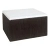 Providence Black & White Seagrass Box, 9" -Karaca House Shop providence black white seagrass box 9