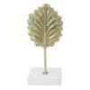 Providence Gold Leaf On Stand Table Decor, 11.2" -Karaca House Shop providence gold leaf on stand table decor 11.2