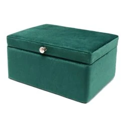 Providence Green Velvet Box, 10x4.5