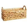 Providence Melia Single Tank Woven Flower Basket With Handle -Karaca House Shop providence melia single tank woven flower basket with handle
