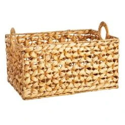 Providence Melia Woven Storage Basket With Handle, Large