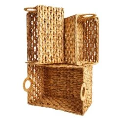 Providence Melia Woven Storage Basket With Handle, Large 10 Providence Melia Woven Storage Basket With Handle, Large -Karaca House Shop providence melia woven storage basket with handle large 3