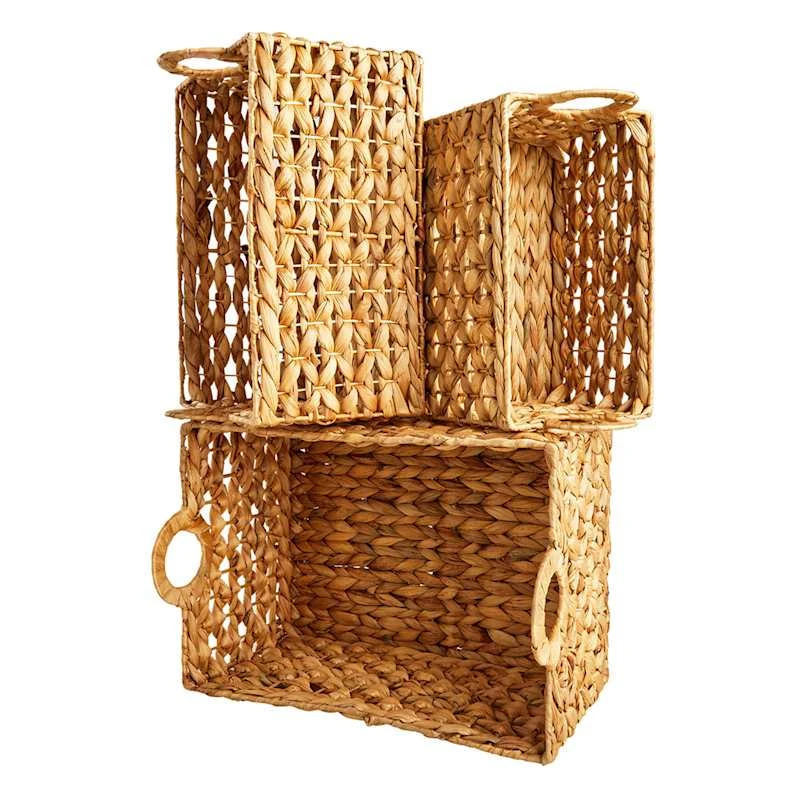 Providence Melia Woven Storage Basket With Handle, Large 6 Providence Melia Woven Storage Basket With Handle, Large - Image 4