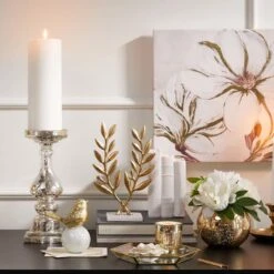 Providence White Bookstack Table Decor, 8" -Karaca House Shop providence white bookstack table decor 8 1