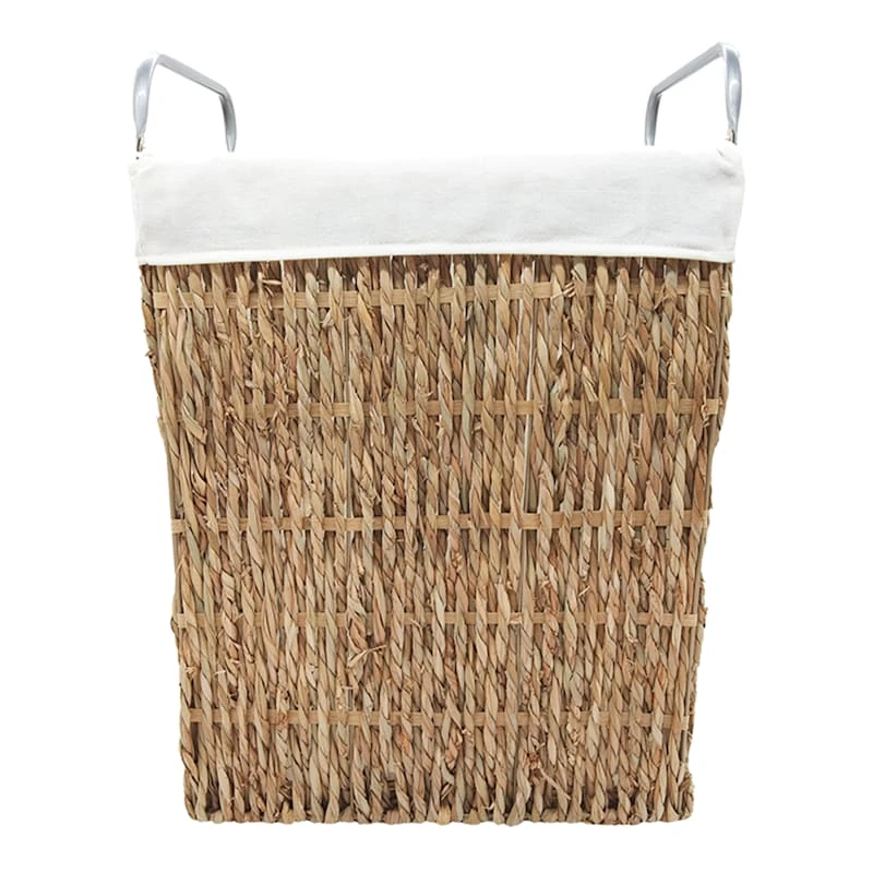 Rectangle Twisted Wicker Laundry Hamper, Small 3 Rectangle Twisted Wicker Laundry Hamper, Small