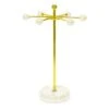 Sfera French Gold Metal Jewelry Stand -Karaca House Shop sfera french gold metal jewelry stand