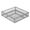 Silver Glass Box, 8" -Karaca House Shop silver glass box 8