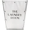 The Laundry Room Canvas Grey Laundry Hamper, Medium -Karaca House Shop the laundry room canvas grey laundry hamper medium