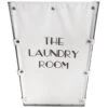 The Laundry Room Canvas Grey Laundry Hamper, Small