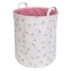 Tiny Dreamers Round Unicorn Kids Laundry Hamper, Medium -Karaca House Shop tiny dreamers round unicorn kids laundry hamper medium