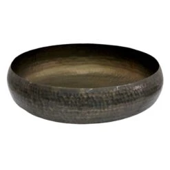 Tracey Boyd Brass Metal Decorative Bowl, 24"