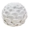 Tracey Boyd Ceramic Capiz Scallop Sphere, 6"