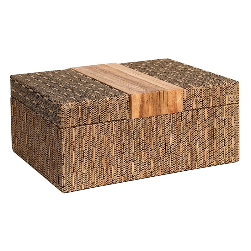 Tracey Boyd Natural Seagrass Woven Box, 14x8 3 Tracey Boyd Natural Seagrass Woven Box, 14x8