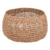 Tracey Boyd Round Grid Weave Slouch Basket, Medium -Karaca House Shop tracey boyd round grid weave slouch basket medium