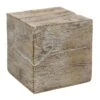 Tracey Boyd Wood-Look Block Table Decor, 4" -Karaca House Shop tracey boyd wood look block table decor 4