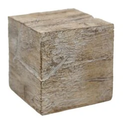 Tracey Boyd Wood-Look Block Table Decor, 4"