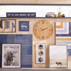 Vintage Denim Decorative Suitcase, 12" -Karaca House Shop vintage denim decorative suitcase 12 2