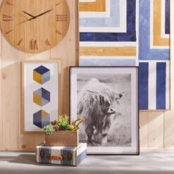 Vintage Denim Decorative Suitcase, 14" -Karaca House Shop vintage denim decorative suitcase 14 4