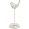 White Bird With Stand Figurine, 9.5" -Karaca House Shop white bird with stand figurine 9.5