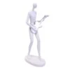 White & Silver Guitar Player Figurine, 13" 2 White & Silver Guitar Player Figurine, 13" -Karaca House Shop white silver guitar player figurine 13