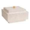 White Woven Box, 9" -Karaca House Shop white woven box 9