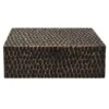 Wood Hammered Box, 10x3 -Karaca House Shop wood hammered box 10x3 1