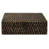 Wood Hammered Box, 8x3 -Karaca House Shop wood hammered box 8x3 1