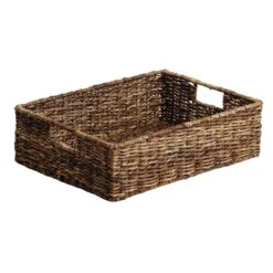 Woven Abaca Under The Bed Basket, Large