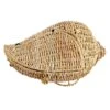 Woven Seashell Basket, 10.5" -Karaca House Shop woven seashell basket 10.5