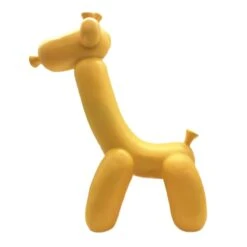 Yellow Giraffe Figurine, 10"